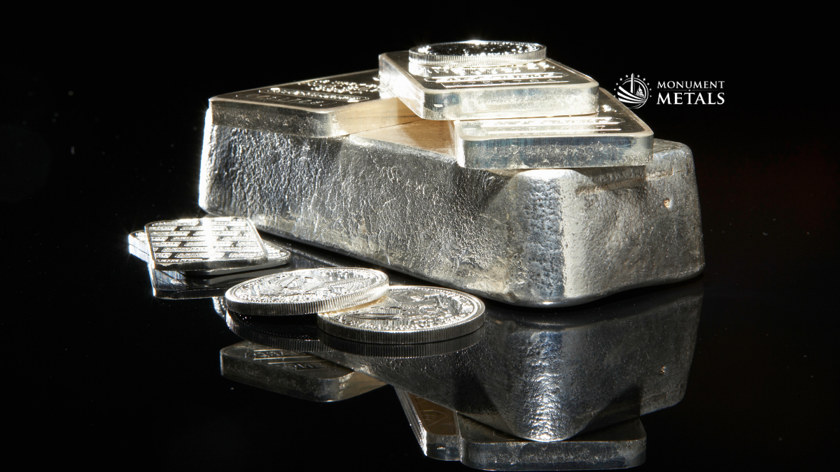 Silver bars, coins, and rounds 