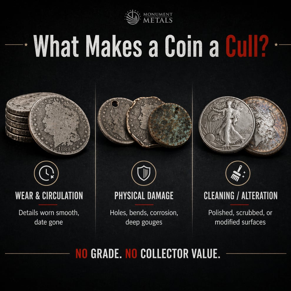 What Does Cull Mean in Coins — and Should You Buy Them?