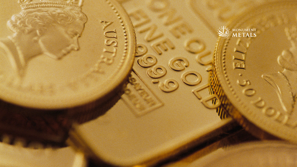 Melt value of gold bars and coins