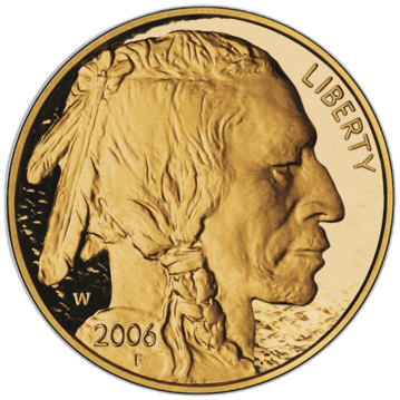 2006 proof gold buffalo 