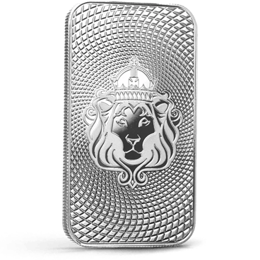 Scottsdale Mint _ 1 oz Vortex Silver Bar Angled