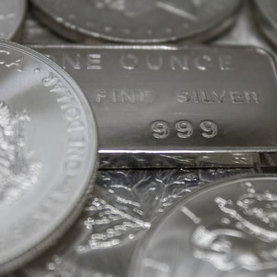 Silver Bullion Coins and Bars
