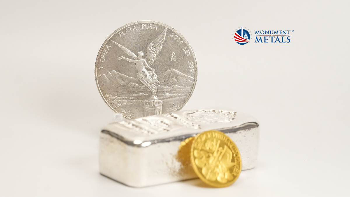 Display of bullion being sold